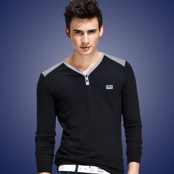 men v-neck t-shirt